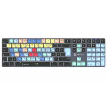 Logickeyboard Steinberg Cubase/Nuendo Titan DE Mac (LKB-CBASE-TM-DE)