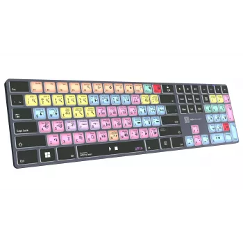 Logickeyboard Avid Pro Tools Titan FR PC klaviatūra (prancūziška AZERTY, laidinė, su foniniu apšvietimu)