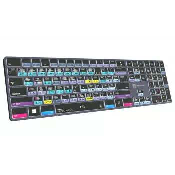 Logickeyboard DaVinci Resolve Classic Titan FR PC klaviatūra (prancūziškas AZERTY išdėstymas)