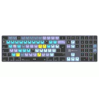 Logickeyboard DaVinci Resolve Classic Titan UK (Mac) – specializuota redagavimo klaviatūra