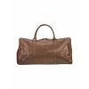 dbramante1928 Kalundborg Sport Weekender Bag - Leather Travel Bag 15 (Tan)