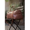 dbramante1928 Kalundborg Sport Weekender Bag - Leather Travel Bag 15 (Tan)