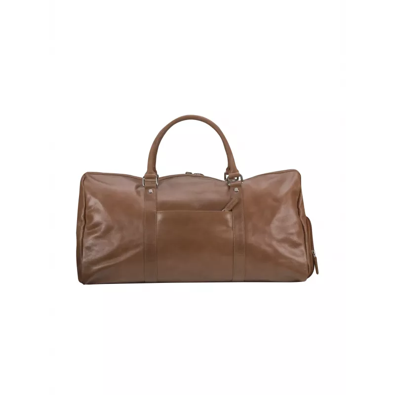 dbramante1928 Kalundborg Sport Weekender Bag - Leather Travel Bag 15 (Tan)