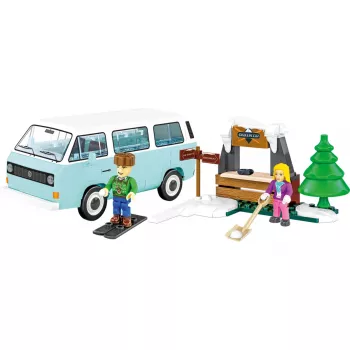 Cobi Volkswagen T3 Winter Adventure Statybinis Blokų Rinkinys (230 Detalių)