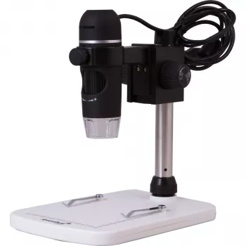 Levenhuk DTX 90 skaitmeninis mikroskopas - juodas - 10x-300x - 3 colių LCD - 2MP - LED - USB