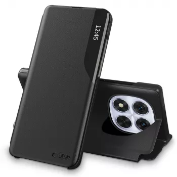 TECH-PROTECT Smart View Booklet Case, skirta Xiaomi Redmi Note 14 Pro 5G / Poco X7 5G - juoda