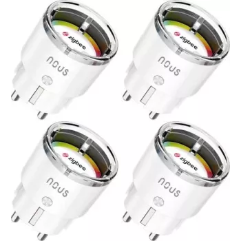 NOUS A1Z Smart ZigBee Plug 4-Pack su energijos stebėjimu