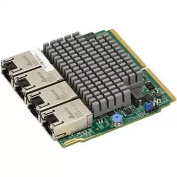 Supermicro AOC-MTG-I4TM-O Quad-Port 10GbE RJ-45 SIOM tinklo adapteris