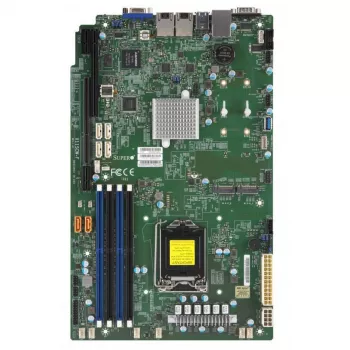 Pagrindinė plokštė Supermicro X11SCW-F LGA1151 C246 Micro-ATX DDR4 128GB 2x Gigabit LAN IPMI