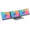 BLACKVIEW DCM8 Pro Dual 15.3 colio nešiojamas IPS monitorius, 2x Full HD, 60Hz, USB-C, Mini HDMI, įmontuoti garsiakalbiai, HDR10, sulankstomas