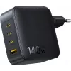 Baseus EnerFill FH11 GaN 140W 3xUSB-C + 1xUSB-A Fast Charger Black