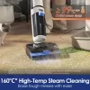 Tineco Floor One S6 Stretch Steam Plus 2-in-1 šlapias/sausas siurblys, šluota ir garų valiklis, belaidis, 35 min veikimo laikas, 0,8 L švaraus vandens bakas, 0,72 L nešvaraus vandens bakas, savaiminis valymasis, LCD ekranas, iLoop jutiklis, 180° gulėjimo 