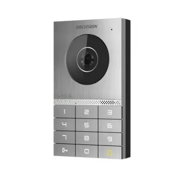 Hikvision DS-KV7023EY-IME2 Vaizdo durų stotelė, 2 MP, PoE, IP65, IK08, Mifare