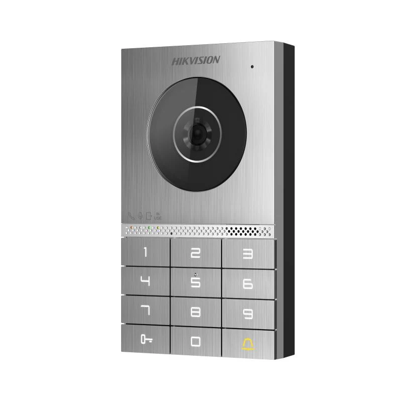 Hikvision DS-KV7023EY-IME2 vaizdo durų stotelė, 2 MP, PoE, IP65, IK08, Mifare