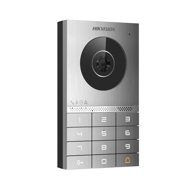 Hikvision DS-KV7023EY-IME2 vaizdo durų stotelė, 2 MP, PoE, IP65, IK08, Mifare