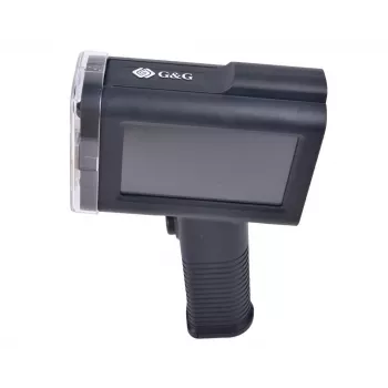 G&G GG-HH1001B Nešiojamasis etikečių spausdintuvas, tiesioginis terminis, 203 dpi, USB ir Bluetooth, juodas
