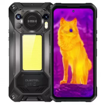 OUKITEL WP61 Ultra Thermal 5G 6.78 inch 12/512GB 20000mAh Juodas išmanusis telefonas