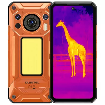 OUKITEL WP500 Ultra 6.78 col. 12GB/1TB 10000mAh 5G Nešiojamas atsparus išmanusis telefonas Oranžinis