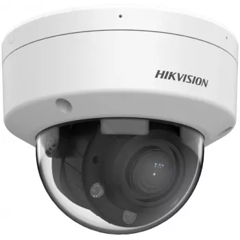 Hikvision DS-2CD1743G2-LIZSU 4MP lauko kupolinė IP kamera su motorizuotu varifokaliniu objektyvu, AcuSense, 120dB WDR, IP67, IK10, 2.8-12mm