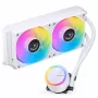 Jonsbo TG-240 AiO Liquid CPU Cooler, ARGB - 240mm, White