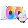 Jonsbo TG-240 AiO Liquid CPU Cooler, ARGB - 240mm, White