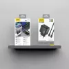 Dudao A28PCEU 45W GaN sieninis įkroviklis su 2x USB-C ir 1 m USB-C laidu – juoda