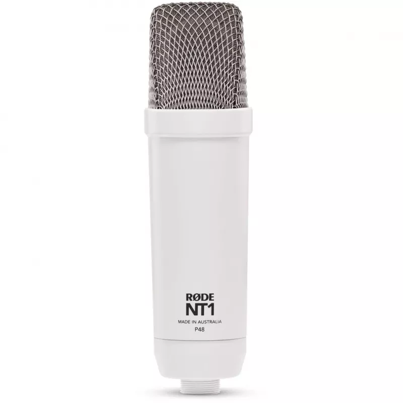 RODE NT1 Signature White - Didelės diafragmos kondensatorinis mikrofonas