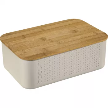 Bodum 11555-913 Duonos dėžutė, kreminė, plastikinė, 364x234x137 mm