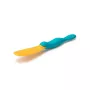 OTOTO Splatypus Slotted Spatula & Turner - juoda su oranžiniais akcentais