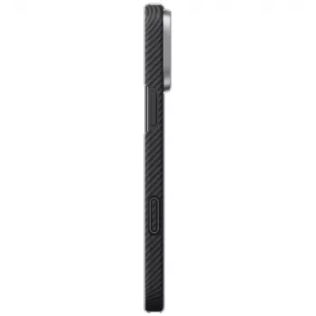 PITAKA Ultra-Slim PitaTap MagSafe Case for iPhone 16 Pro Black/Grey