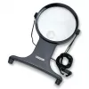 Carson HF-25 MagniFree LED Didinamasis Stiklas su Šviesa 2x/5x 11cm Juodas