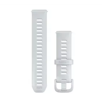 „Garmin“ laikrodžio apyrankė Garmin QuickFit 20 mm silikoninė Stone White (010-11251-BB)
