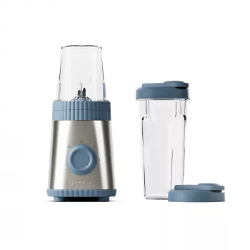 Guzzini Sous Chef Mobile Mixer ON-THE-GO, Navy Blue - Nešiojamas blenderis su 2 puodeliais
