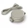 Satechi OntheGo 3-in-1 Wireless Charger su Qi2, smėlio spalvos, 15W, ST-QTG31W