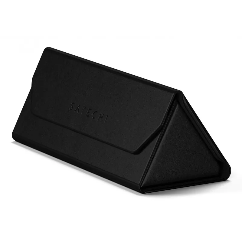 Satechi Vegan-Leather FindAll akinių dėklas juodas