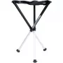 Walkstool Comfort 65 XXL nešiojama taburetė – juoda, guminės kojelės, 850 g, 65 cm, 45 cm