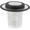 Bredemeijer Universal Tea Filter with Stacker/Lid, Small 1491 – nerūdijančio plieno, juodas, smulkus tinklelis