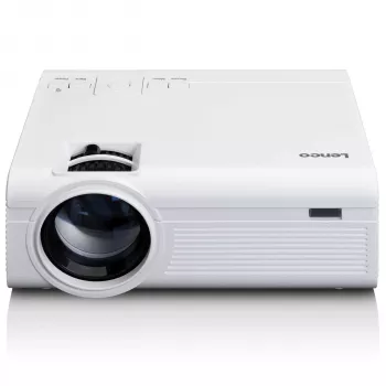 Lenco LPJ-280WH LCD projektorius – HD Ready 1280x720, 280 ANSI liumenų, baltas