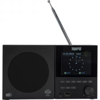 Imperial DABMAN 120 DAB+ FM Bluetooth Radijas Juodas