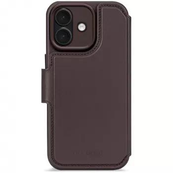 Decoded Leather Detachable Wallet for iPhone 17 su MagSafe – šokoladinis rudas