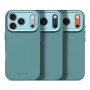 Decoded AntiMicrobial Silicone Back Cover for iPhone 17 Pro su MagSafe - Retro Blue