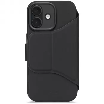 Decoded Textured Silicone Detachable Wallet iPhone 17, MagSafe suderinamas, Phantom Black