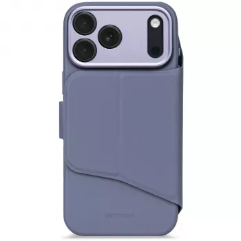 Decoded Textured Silicone Detachable Wallet Case, skirta iPhone 17 Pro Max su MagSafe - Forever Blue