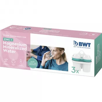 BWT 814453 3 vienetų vandens filtro kasetė su magnio praturtinimu