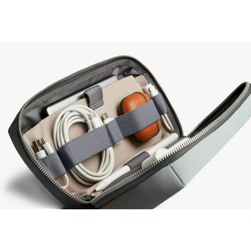 Bellroy Tech Kit – Tech Accessory Organizer (Eucalyptus)