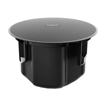 Bose DesignMax DM5C 2 krypčių koaksialinis lubinis garsiakalbis - 50W RMS, 5,25 colio žemų dažnių garsiakalbis, 0,75 colio aukštų dažnių garsiakalbis, 135° sklaida, juoda
