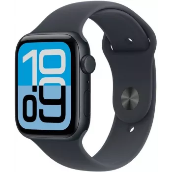 Apple Watch SE 3 GPS 44mm Midnight Aluminium Case with Midnight Sport Band M/L