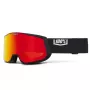 100% Snowcraft XL Goggle Black Red ML Mirror