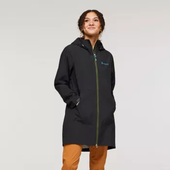 Cotopaxi Cielo Rain Trench moteriškas lietpaltis - All Black, dydis S