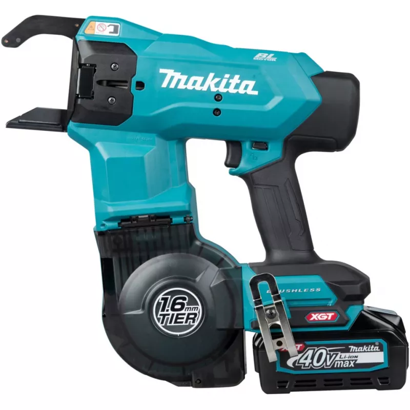 Makita TR001GZ XGT 40V Max belaidis armatūros rišimo įrankis (juoda/mėlyna, tik įrankis)